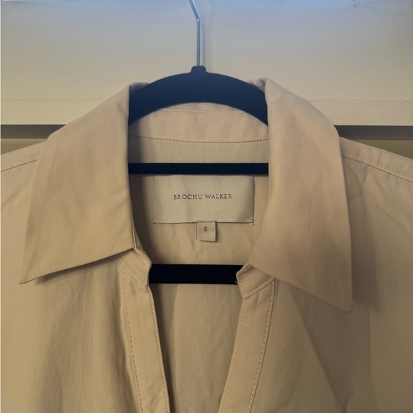 NWT Brochu Walker Havana Dress in Calico. Size Small. Light tan ivory - Picture 7 of 8